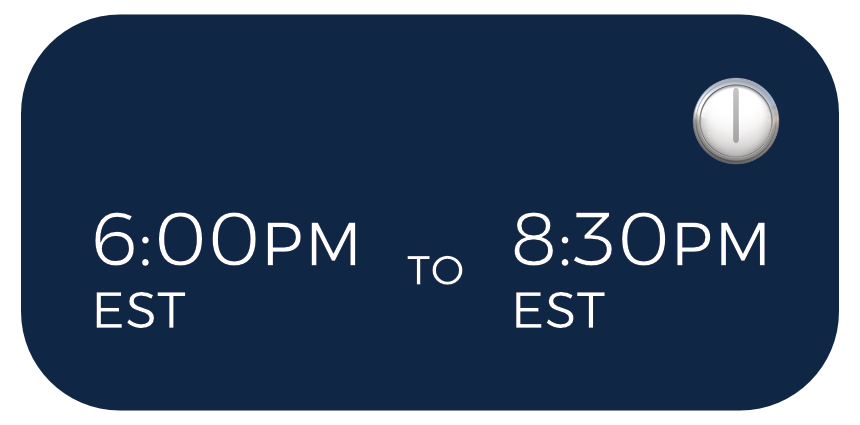 CwS Event Time: 6:00pm - 8:30PM